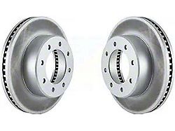 Vented Brake 8-Lug Rotors; Front Pair (09-24 RAM 2500)