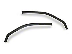 Ventgard Snap Window Deflectors; Smoked; Front Only (94-02 RAM 2500)