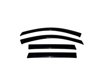 Ventvisor Window Deflectors; Front and Rear; Dark Smoke (03-09 RAM 2500 Quad Cab)