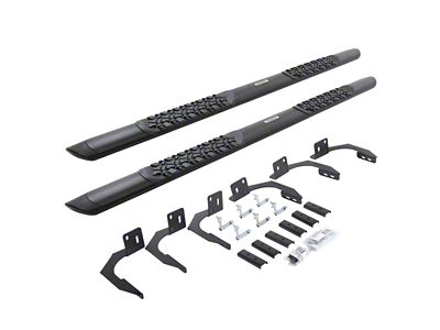 Go Rhino V-Series V3 Running Boards; Textured Black (10-24 RAM 2500 Crew Cab)
