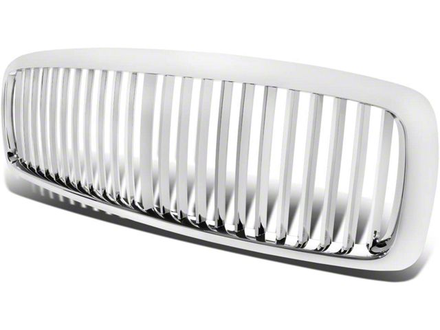 Vertical Style Upper Replacement Grille; Chrome (03-05 RAM 2500)