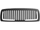 Vertical Style Upper Replacement Grille with LED DRL Light; Matte Black (03-05 RAM 2500)