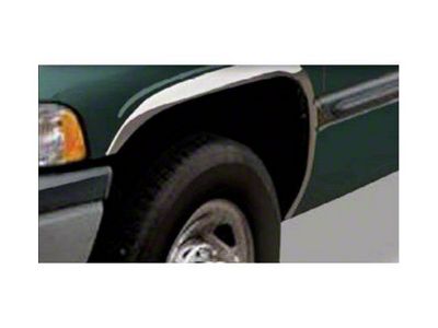 Wheel Well Fender Trim Molding; Short Style; Stainless Steel (94-02 RAM 2500)