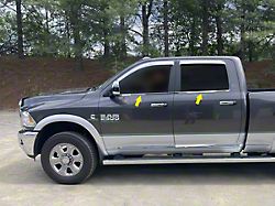 Window Sill Trim Set; Stainless Steel (10-18 RAM 2500 Crew Cab)