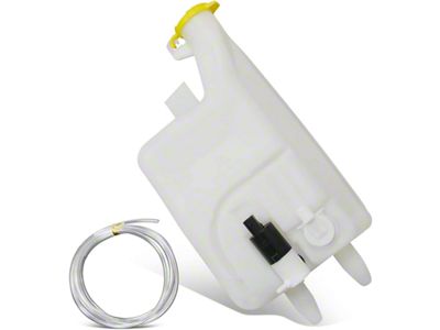 Windshield Washer Reservoir Tank Bottle with Level Sensor and Fluid Pump (03-04 V8 RAM 2500)