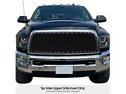 Wire Mesh Rivet Style Upper Overlay Grille; Black (10-13 RAM 2500)