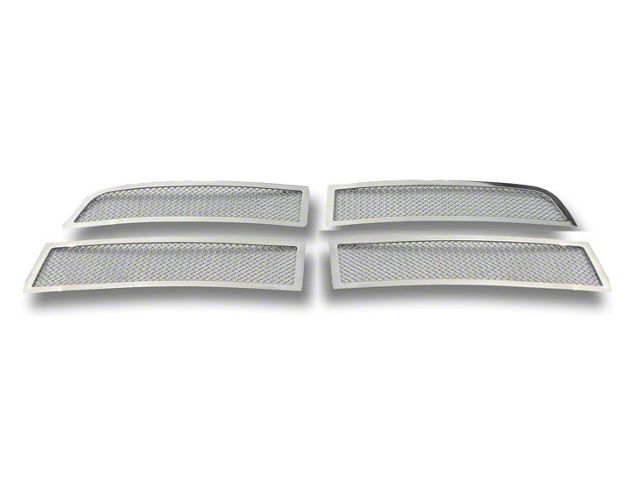 Wire Mesh Upper Overlay Grilles; Chrome (10-12 RAM 2500, Excluding Laramie)