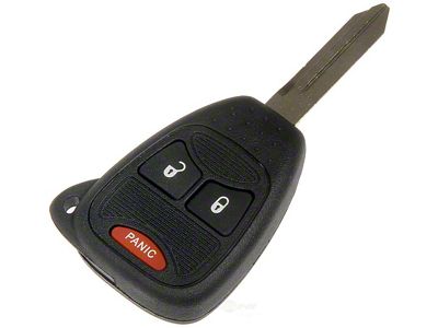 3-Button Keyless Remote Case Repair; Black (08-10 RAM 3500)