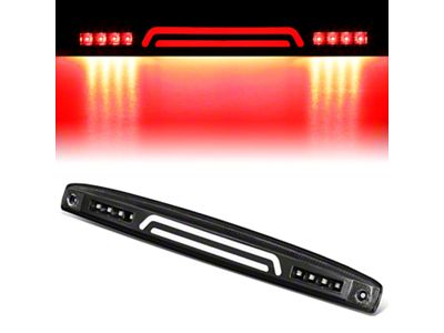 3D LED Tailgate Third Brake Light; Black (03-06 RAM 3500 w/ OEM Tailgate Light)
