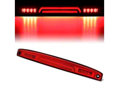 3D LED Tailgate Third Brake Light; Red (03-06 RAM 3500 w/ OEM Tailgate Light)