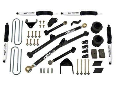 Tuff Country 4.50-Inch Long Arm Suspension Lift Kit with SX8000 Shocks (03-07.5 4WD RAM 3500)