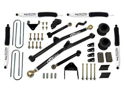 Tuff Country 4.50-Inch Long Arm Suspension Lift Kit with SX8000 Shocks (07.5-08 4WD RAM 3500)