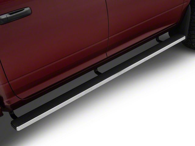 5-Inch iStep Running Boards; Hairline Silver (10-24 RAM 3500 Crew Cab)