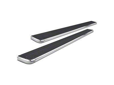 5-Inch iStep Running Boards; Hairline Silver (10-18 RAM 3500 Mega Cab)