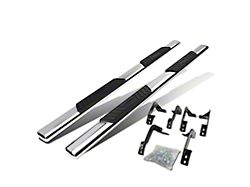 5-Inch Straight Nerf Side Step Bars; Stainless Steel (10-25 RAM 3500 Crew Cab)