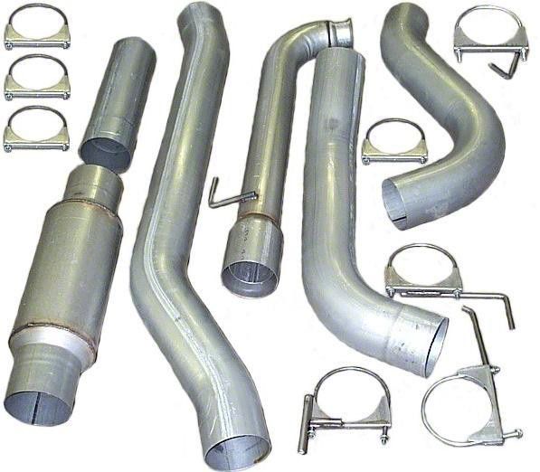 Performance Curve Dual Mandrel Exhaust Kit W/ Turbo Muffler For 02-05 Dodge Ram 1500/2500 (3.7L, 4.7L, 5.9L)