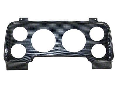 6-Gauge Dash Panel; Carbon Fiber (94-97 RAM 3500)