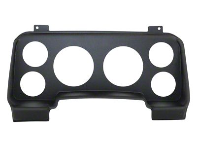 6-Gauge Dash Panel; Matte Black (94-97 RAM 3500)