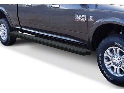 6-Inch iStep Wheel-to-Wheel Running Boards; Black (10-24 RAM 3500 Mega Cab)