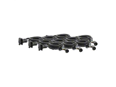 7-Inch Custom Wiring Extension Harnesses; 10-Pack (Universal; Some Adaptation May Be Required)