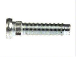 9/16-18 Serrated Wheel Studs; 0.658-Inch Knurl; 2-7/16-Inch Length (06-08 4WD RAM 3500)