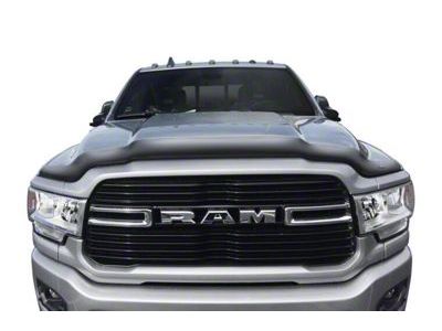 Aeroskin Hood Protector; Matte Black (19-24 RAM 3500)