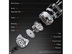 Alternator; 136 Amp (03-06 5.7L RAM 3500)