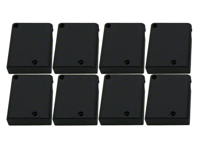 Aluminum Coil Covers; Black (05-24 5.7L, 6.4L RAM 3500)