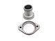 Aluminum Straight Water Neck Thermostat Housing; Natural (04-24 5.7L, 6.4L RAM 3500)