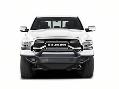 Armour II Heavy Duty Front Bumper with Bullnose and Skid Plate (10-18 RAM 3500)