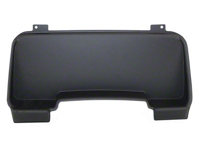 Blank Dash Panel; Matte Black (94-97 RAM 3500)