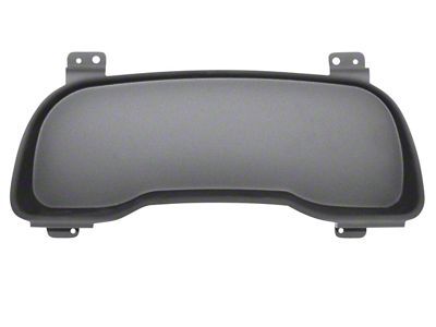 Blank Dash Panel; Matte Black (98-02 RAM 3500)