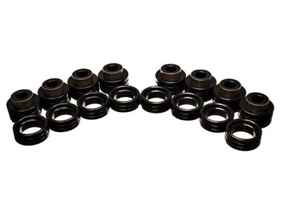 Body Mount Bushings; Polyurethane; Black (94-02 RAM 3500 Club Cab, Quad Cab)