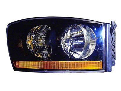 CAPA Replacement Headlight; Passenger Side (2006 RAM 3500)