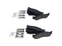 Ceramic Brake Pads; Front and Rear (03-08 RAM 3500)