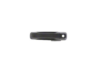 Replacement Door Handle; Textured; Black; Front; With Key Hole; Passenger Side; Front Passenger Side (10-18 RAM 3500)