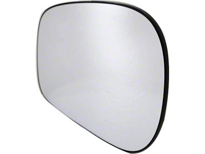 Door Mirror Glass; Non-Heated Plastic Backed; Left; Fold-Away; Manual; Sales Code GPU; Without Trailer Tow Package (07-09 RAM 3500)