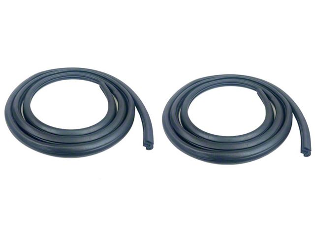 Door Seal Kit on Body; Rear; Driver and Passenger Side (10-18 RAM 3500 Crew Cab)