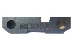 Dual 12-Inch Ported Down Firing Subwoofer Box; Poly Coated (19-26 RAM 3500 Crew Cab)