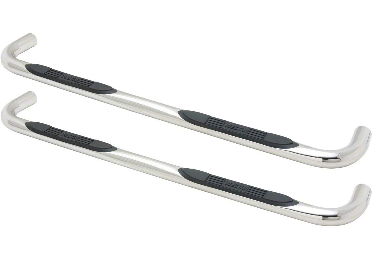 thumbnail image 2 of 1973-1987 GMC K3500 Aries 3" Round Semi-Gloss Black Steel Side Bars 2 of 11