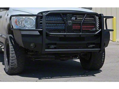 Elevation Front Bumper; Fine Textured Black (03-09 RAM 3500)