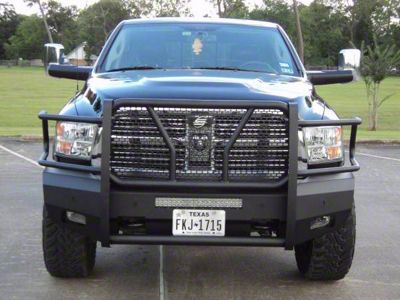 Elevation Front Bumper; Fine Textured Black (10-18 RAM 3500)