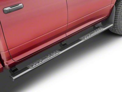 Epic Aluminum Running Boards; Black (10-24 RAM 3500 Crew Cab)
