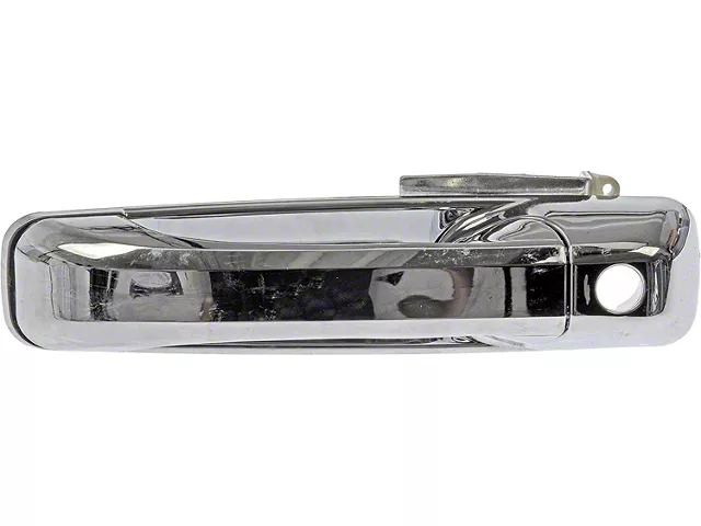 Exterior Door Handle; Front Left; All Chrome; Plastic (10-24 RAM 3500)