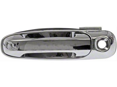 Exterior Door Handle; Front Left; All Chrome; Plastic (03-10 RAM 3500)