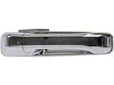 Exterior Door Handle; Front and Rear Right; All Chrome; Plastic; Without Keyhole (10-26 RAM 3500)