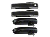 Exterior Door Handles; Front and Rear; Paint to Match Black (10-18 RAM 3500 Mega Cab, Crew Cab)