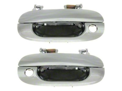 Exterior Door Handles; Front; Chrome (94-02 RAM 3500)