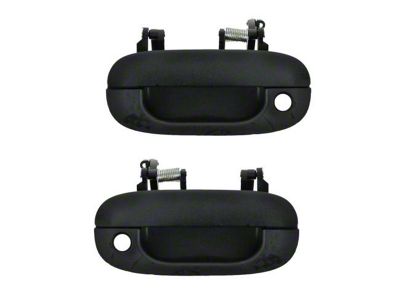 Exterior Door Handles; Front; Textured Black (94-02 RAM 3500)