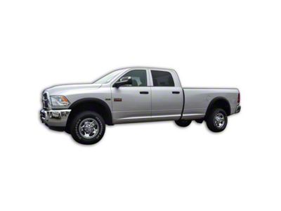 Factory Style Fender Flares; Smooth Black (10-18 RAM 3500 SRW)